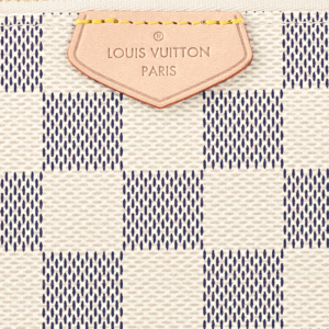 Tui Louis Vuitton Double Zip Pochette 'Damier Azur' N60460