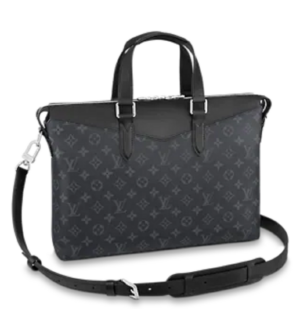 Louis Vuitton Monogram Eclipse Briefcase Explorer M40566 Men's 2WAY bag  Black