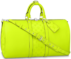 Tui Louis Vuitton Keepall Bandouliere 50 Bag 'Neon Yellow' M30941