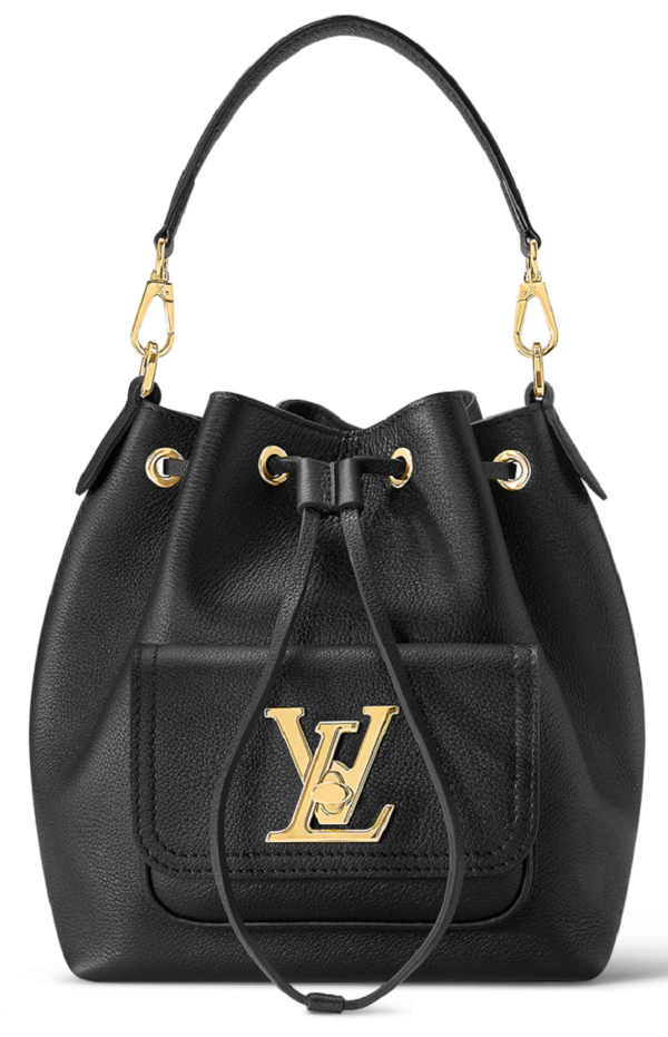 Túi Louis Vuitton Lockme Bucket Bag 'Black' M57687