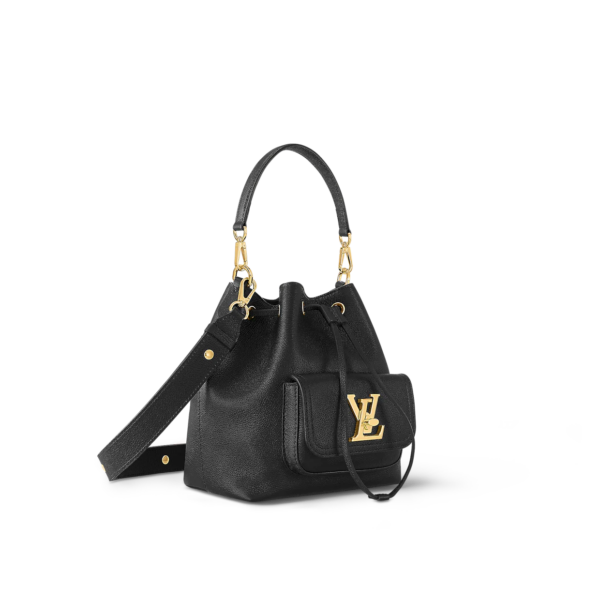 Túi Louis Vuitton Lockme Bucket Bag 'Black' M57687 - Hình ảnh 5