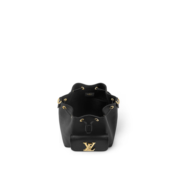 Túi Louis Vuitton Lockme Bucket Bag 'Black' M57687 - Hình ảnh 6