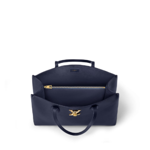 Tui Louis Vuitton LockMe Shopper Tote Bag 'Navy Blue' M20984