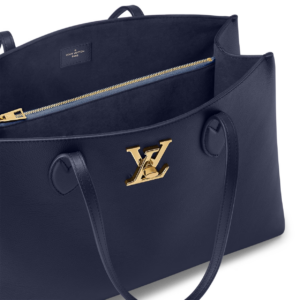 Tui Louis Vuitton LockMe Shopper Tote Bag 'Navy Blue' M20984