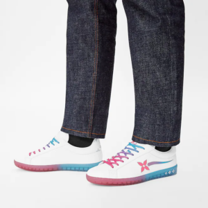 Giay Louis Vuitton Luxembourg Samothrace Trainers "Pink" 1A9G1R