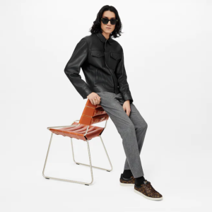 Giay Louis Vuitton Luxembourg Trainer "Brown" 1A4PAF