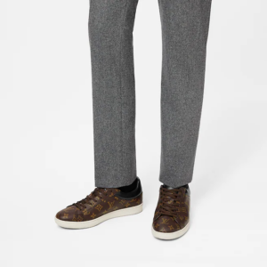 Giay Louis Vuitton Luxembourg Trainer "Brown" 1A4PAF