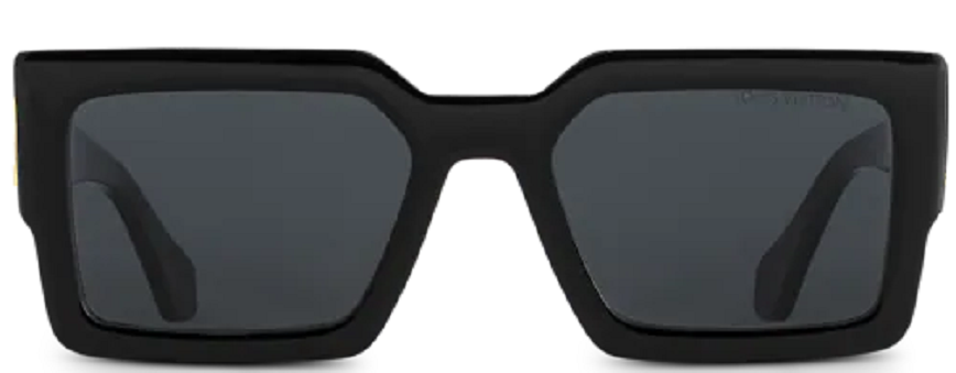 Louis Vuitton LV Clash Square Sunglasses Black/Gold (Z1579E) for Men