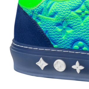 Giay Louis Vuitton Ollie Richelieu Trainers "Green" 1A9UYP