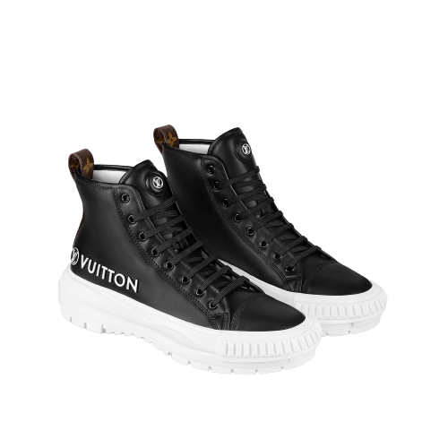 Giày Louis Vuitton Squad Trainers Boots 'Black' 1AADSO