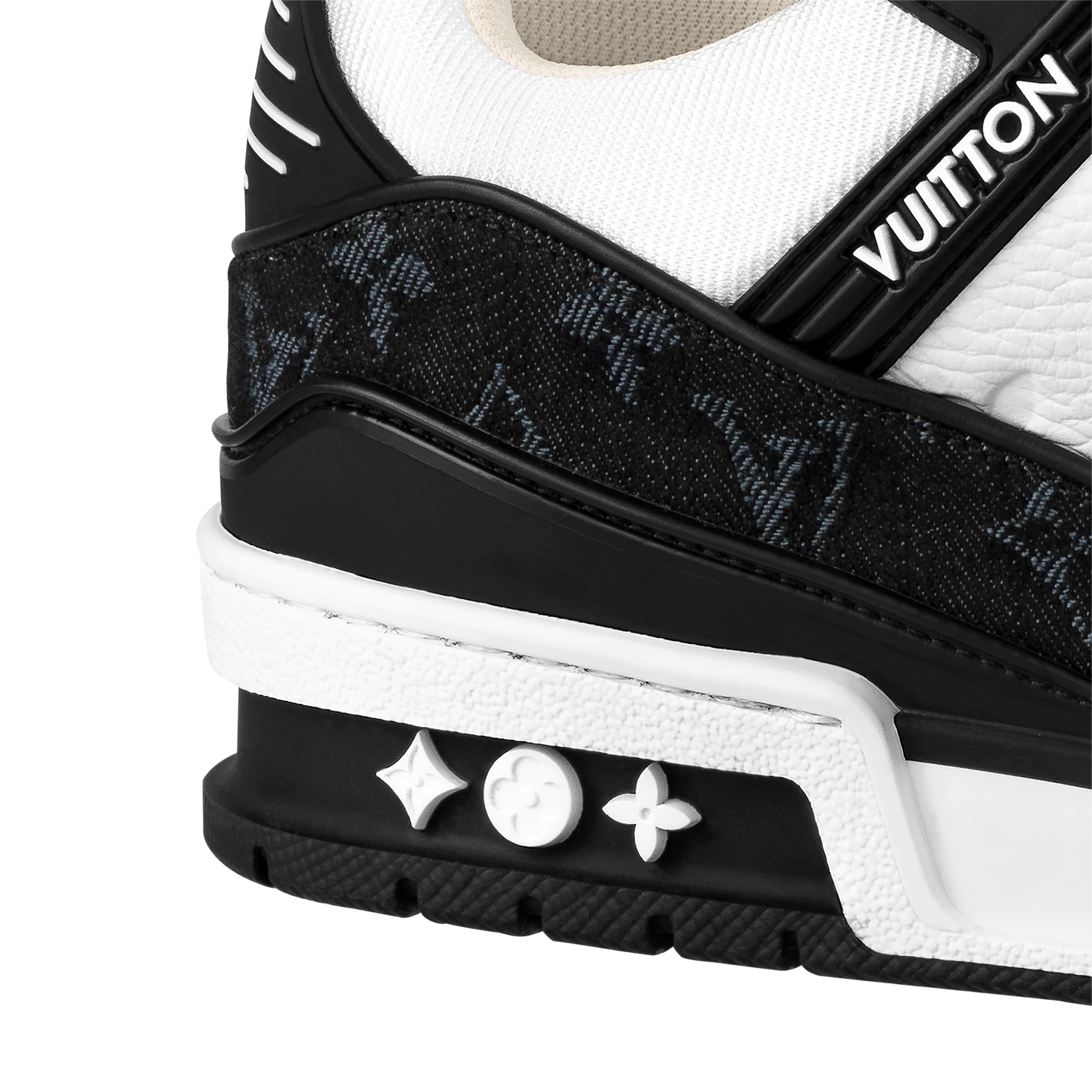 Giày Louis Vuitton LV Trainer Sneaker 'Black White' 1AAV8H