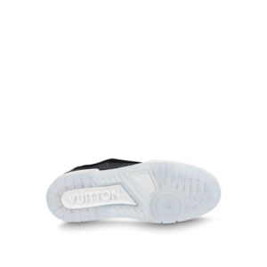 Giay Louis Vuitton Trainers Monogram Flowers "Black" 1A8PUA