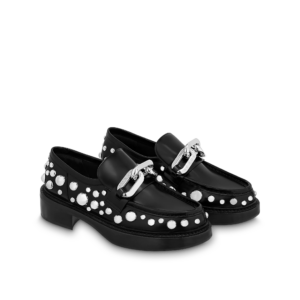 Giay Louis Vuitton x Yk Academy Loafers 'Black White Dots' 1AB9KB