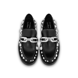 Giay Louis Vuitton x Yk Academy Loafers 'Black White Dots' 1AB9KB