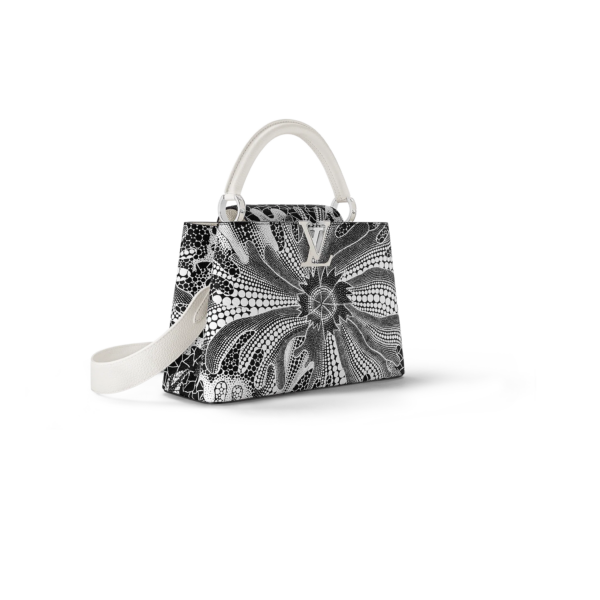 Túi Louis Vuitton x Yk Capucines MM 'Psychedelic Flower' M21705 - Hình ảnh 5