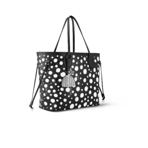 Tui Louis Vuitton x Yk Neverfull Mm Tote Bag 'Black White Dots' M46390