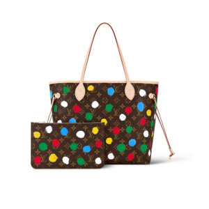 Tui Louis Vuitton x Yk Neverfull Mm Tote 'Brown Dots Print' M46381