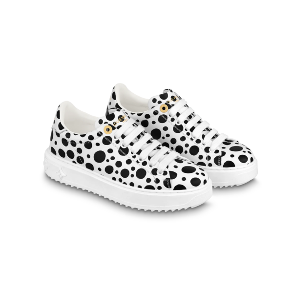 Giày Louis Vuitton x Yk Time Out Trainers 'White Black' 1AB9VA - Hình ảnh 3