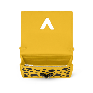 Tui Louis Vuitton x YK Twist Belt Chain Wallet 'Yellow Black' M81987