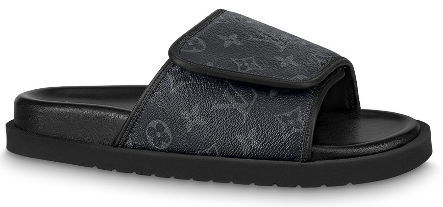 Dép Louis Vuitton Miami Mules 'Black' 1A9Z60 Authentic-Shoes