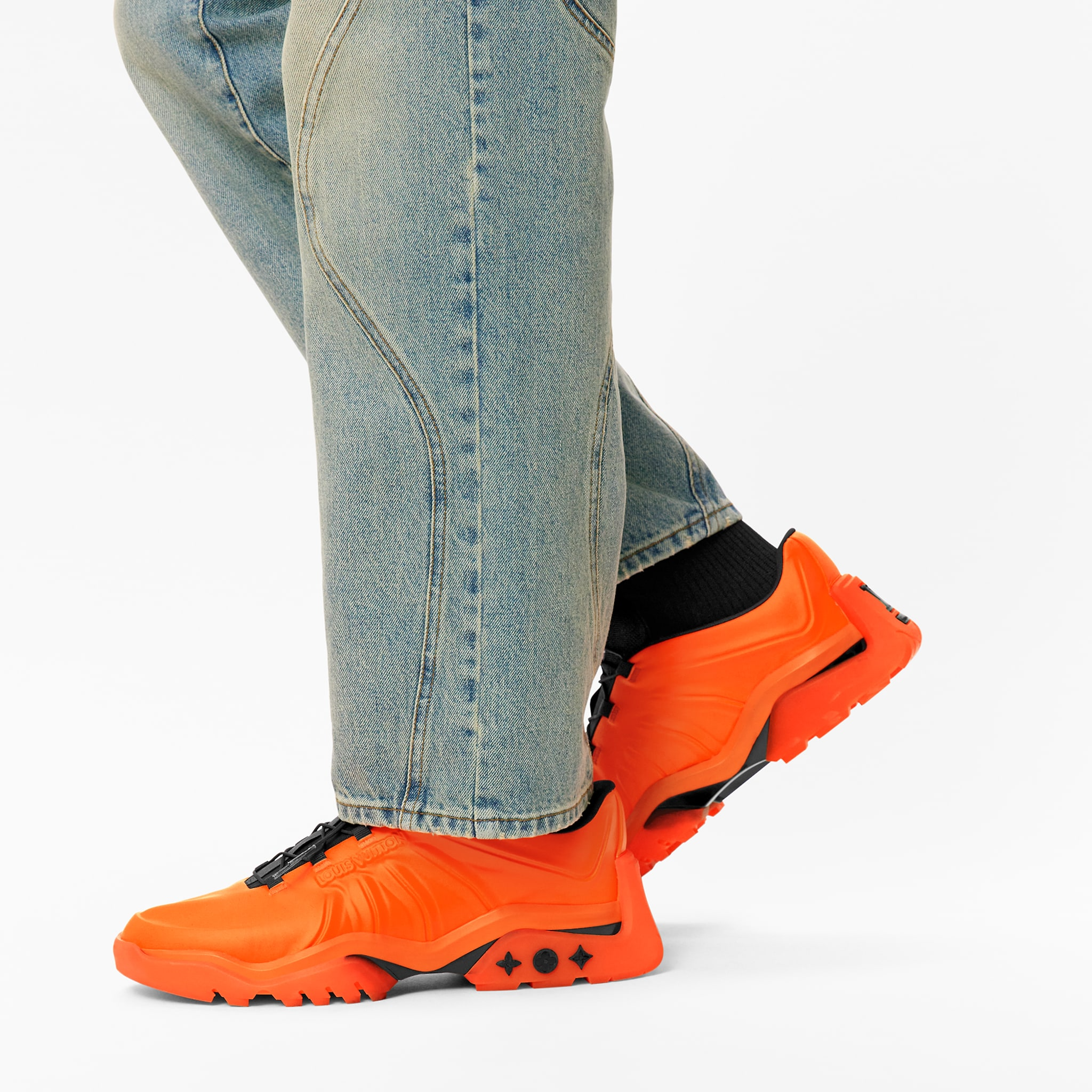 Giày Louis Vuitton Millenium Sneaker Orange 1A9910 - Authentic-Shoes