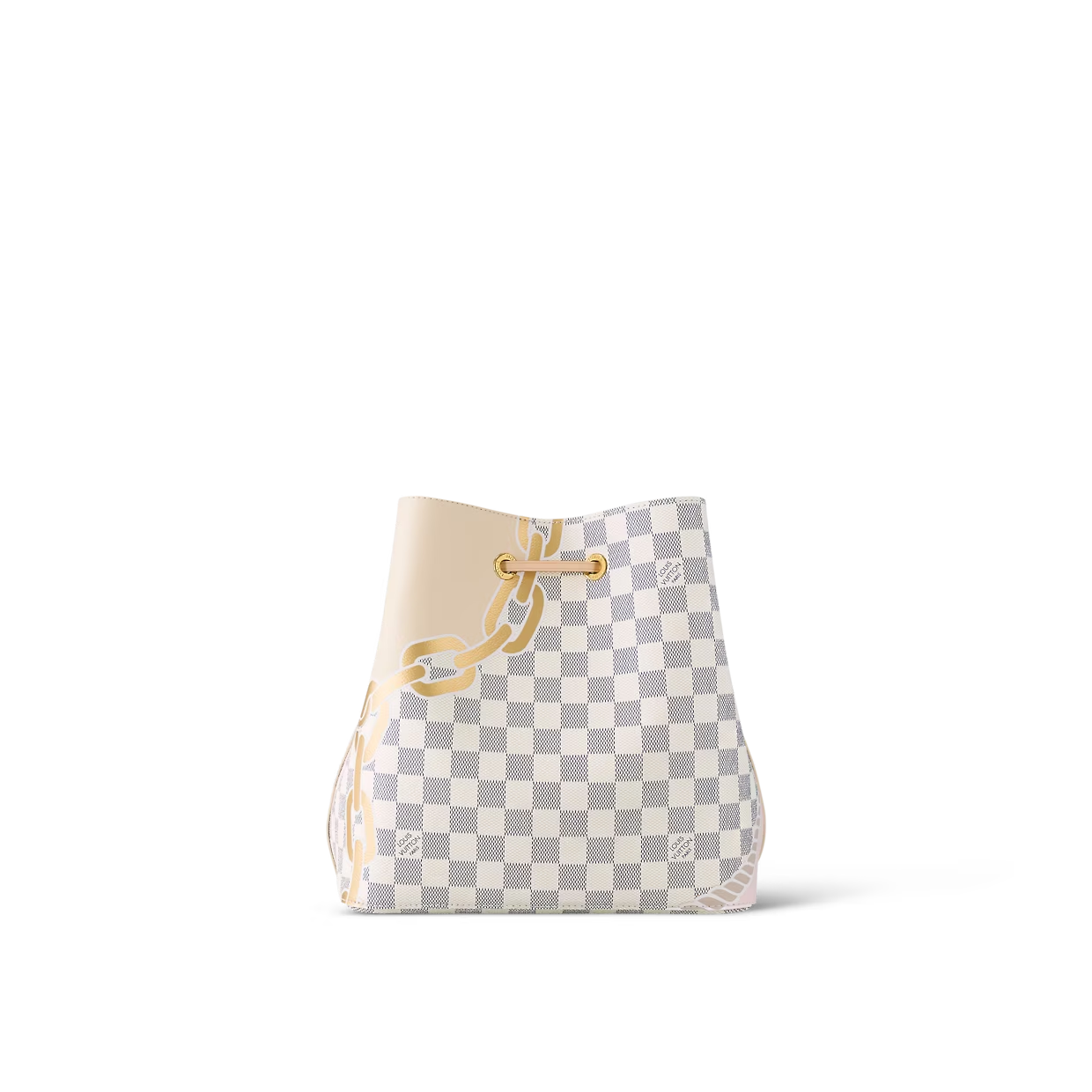 LOUIS VUITTON Neonoe MM Damier Azur Crossbody Bag Pineapple