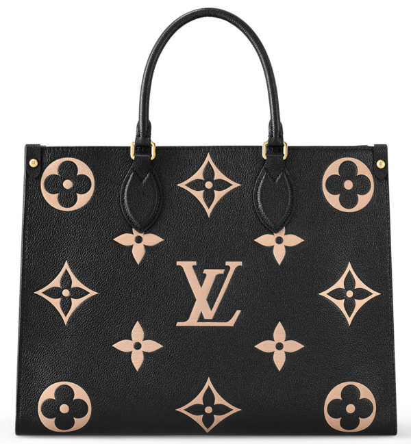 Túi Louis Vuitton OnTheGo MM 'Black Cream' M45495