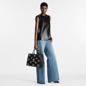 Tui Louis Vuitton OnTheGo MM 'Black Cream' M45495