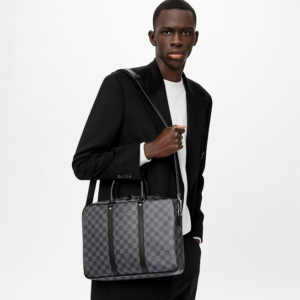 Alternative view of Túi Louis Vuitton Porte-Documents Voyage PM Business 'Graphite' N41478