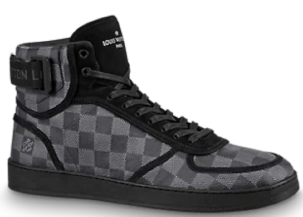 Giày Louis Vuitton Rivoli Trainer Boot "Black Grey" 1A44W7