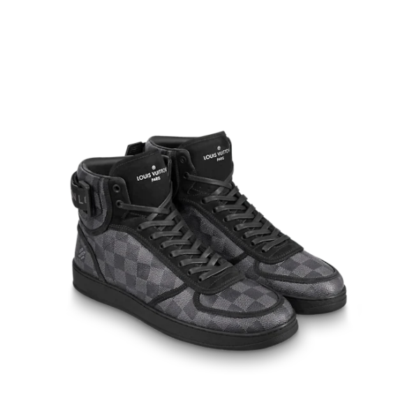 Giày Louis Vuitton Rivoli Trainer Boot "Black Grey" 1A44W7 - Hình ảnh 2