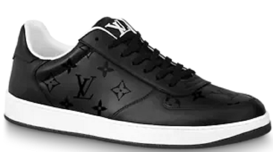 Louis Vuitton 1AADQG Time Out Sneaker , Black, 35