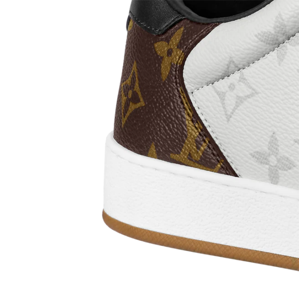 Giày Louis Vuitton Rivoli Trainer "White Black Brown" 1A8WG8 - Hình ảnh 6