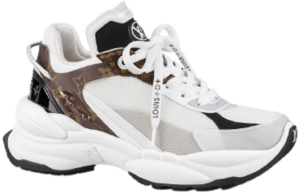 Giày Louis Vuitton Run 55 Trainers 'White' 1AASDM