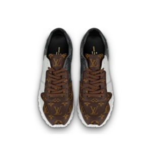 Giay Louis Vuitton Run Away Trainers "Black White Brown" 1A3N7W