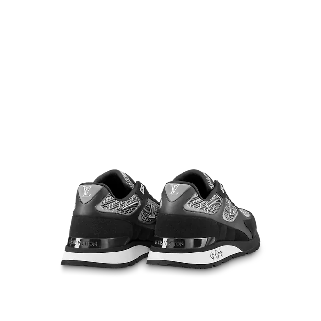 Louis Vuitton Run Away Black Silver Iridecscent Sneaker  Crepslocker