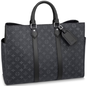 Tui Louis Vuitton Sac Plat 24H Tote Bag 'Black' M46451