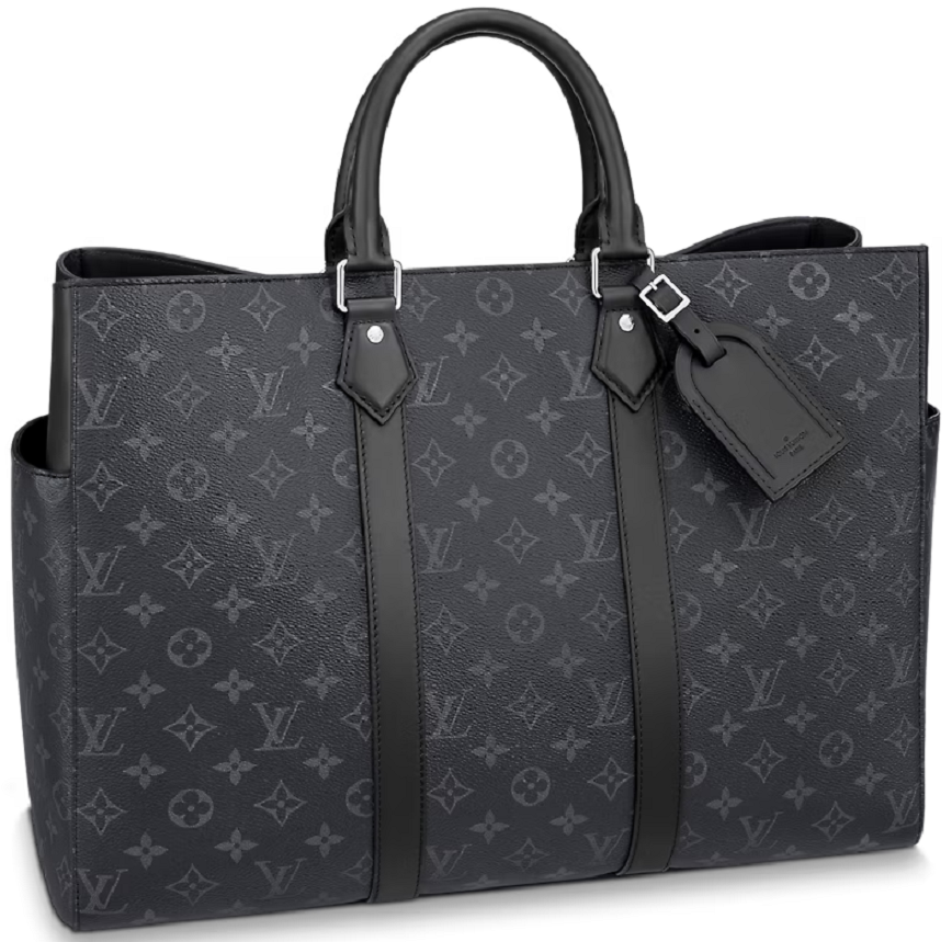 Túi Louis Vuitton Sac Plat 24H Tote Bag 'Black' M46451 - Authentic-Shoes