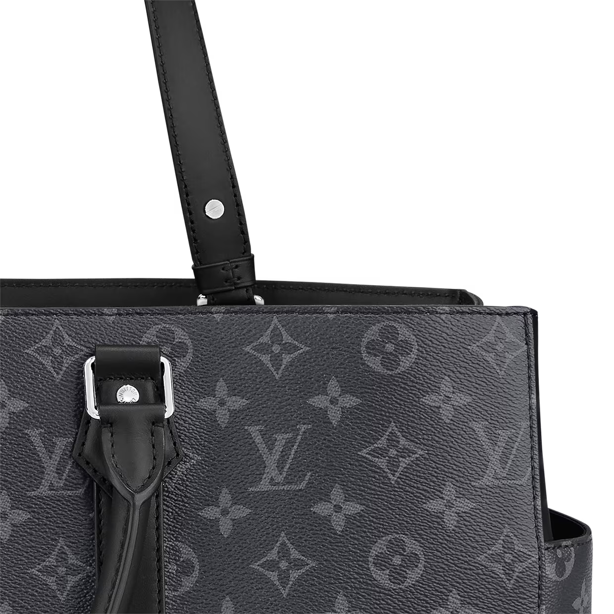 Túi Nam Louis Vuitton Sac Plat 24h Tote Bag 'Black' M46451 – LUXITY