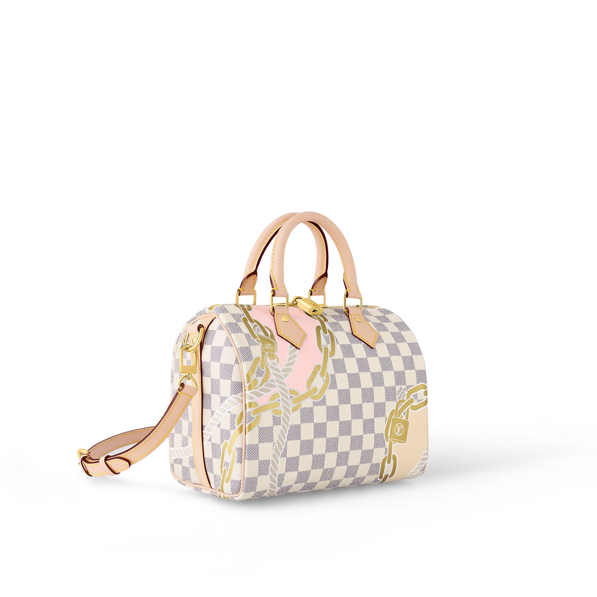 Túi Louis Vuitton Speedy Bandoulière 25 Damier Azur N40473 1991