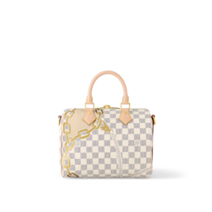 Tui Louis Vuitton Speedy Bandouliere 25 Bag 'Damier Azur' N40473
