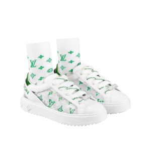 Alternative view of Giày Louis Vuitton Time Out Trainers 'Green' 1A9Q08