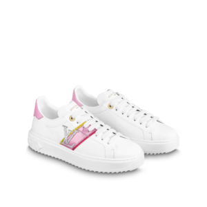 Alternative view of Giày Louis Vuitton Time Out Trainers 'Pink White' 1A9Q1K