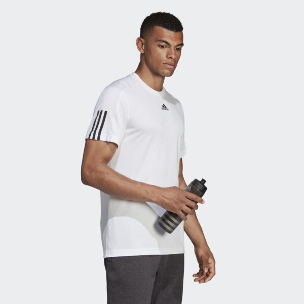 Áo Adidas Men ID Stadium 3S Shirts SS Training Jersey White Tee GYM Shirt CY9890 - Hình ảnh 3