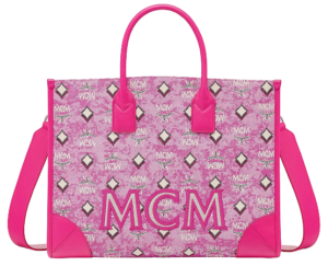 Túi MCM München Tote in Vintage 'Pink' MWTCABO02PK001