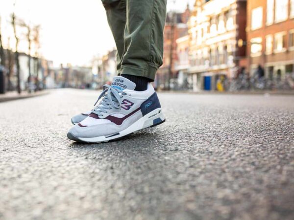 Giày New Balance M1500 'Grey Navy Burgundy' M1500NBR - Hình ảnh 7