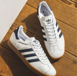 Giay Adidas Gazelle Footwear 'White Navy Gum' IG3507