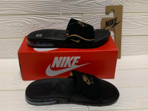 Dep Nike Air Max Camden Slide 'Black Metallic Gold' BQ4633-001