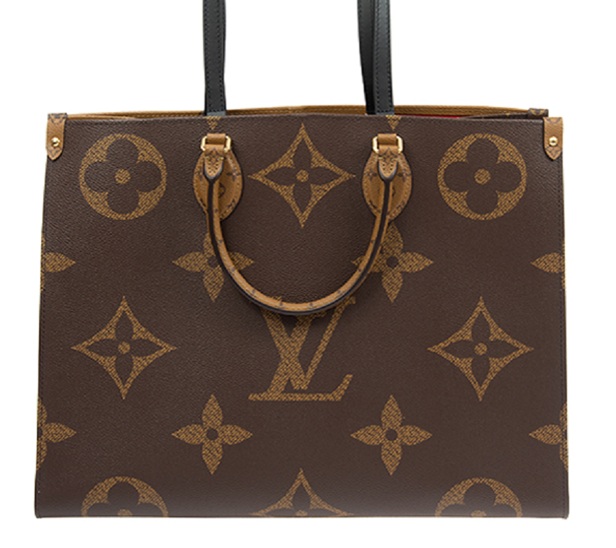Túi Louis Vuitton OnTheGo GM Monogram Canvas Black and Brown M45320 -  Authentic-Shoes