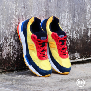 Alternative view of Giày New Balance 992 Made In USA 'Atomic Yellow Red' M992DM